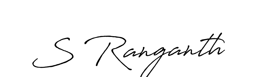 Design your own signature with our free online signature maker. With this signature software, you can create a handwritten (Antro_Vectra_Bolder) signature for name S Ranganth. S Ranganth signature style 7 images and pictures png