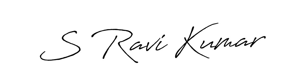 Also we have S Ravi Kumar name is the best signature style. Create professional handwritten signature collection using Antro_Vectra_Bolder autograph style. S Ravi Kumar signature style 7 images and pictures png