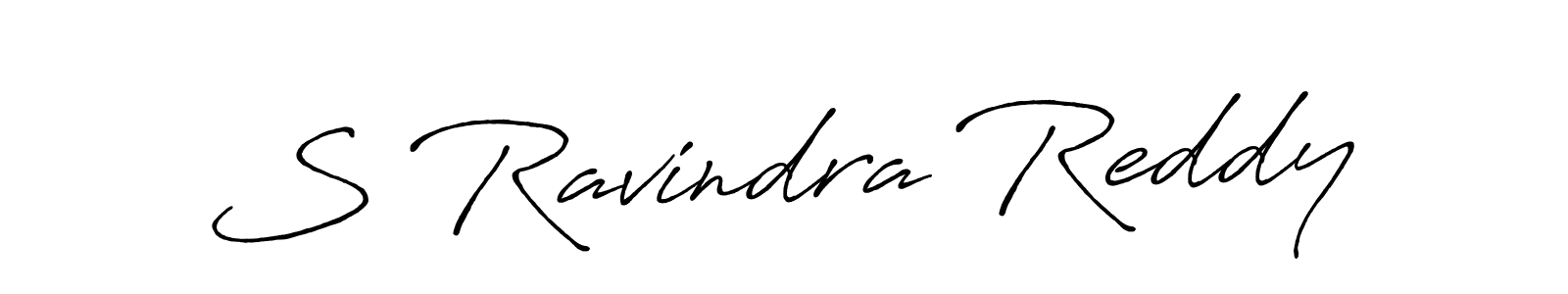 Also You can easily find your signature by using the search form. We will create S Ravindra Reddy name handwritten signature images for you free of cost using Antro_Vectra_Bolder sign style. S Ravindra Reddy signature style 7 images and pictures png