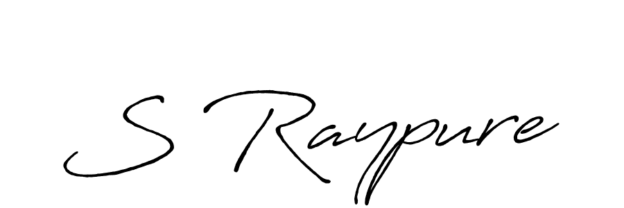 Once you've used our free online signature maker to create your best signature Antro_Vectra_Bolder style, it's time to enjoy all of the benefits that S Raypure name signing documents. S Raypure signature style 7 images and pictures png