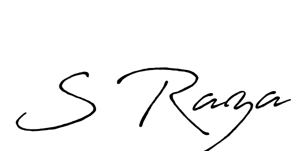 Also we have S Raza name is the best signature style. Create professional handwritten signature collection using Antro_Vectra_Bolder autograph style. S Raza signature style 7 images and pictures png