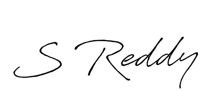 The best way (Antro_Vectra_Bolder) to make a short signature is to pick only two or three words in your name. The name S Reddy include a total of six letters. For converting this name. S Reddy signature style 7 images and pictures png
