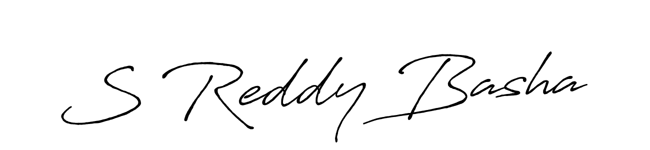 Also we have S Reddy Basha name is the best signature style. Create professional handwritten signature collection using Antro_Vectra_Bolder autograph style. S Reddy Basha signature style 7 images and pictures png