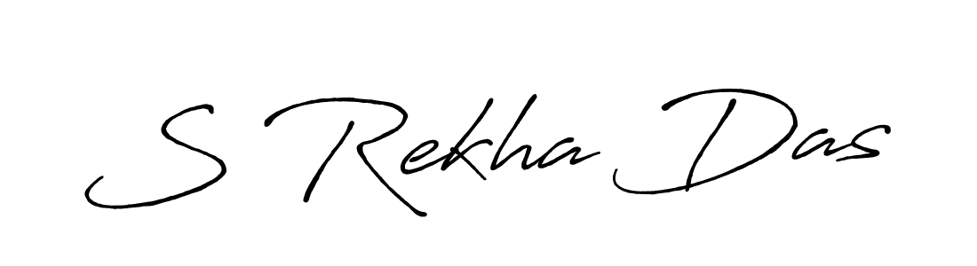 S Rekha Das stylish signature style. Best Handwritten Sign (Antro_Vectra_Bolder) for my name. Handwritten Signature Collection Ideas for my name S Rekha Das. S Rekha Das signature style 7 images and pictures png