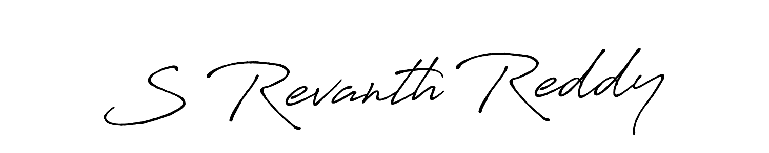 It looks lik you need a new signature style for name S Revanth Reddy. Design unique handwritten (Antro_Vectra_Bolder) signature with our free signature maker in just a few clicks. S Revanth Reddy signature style 7 images and pictures png