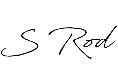 It looks lik you need a new signature style for name S Rod. Design unique handwritten (Antro_Vectra_Bolder) signature with our free signature maker in just a few clicks. S Rod signature style 7 images and pictures png