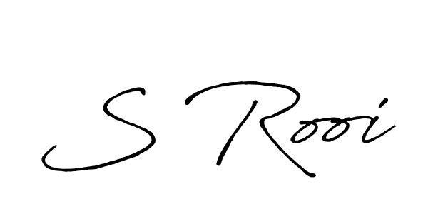 Similarly Antro_Vectra_Bolder is the best handwritten signature design. Signature creator online .You can use it as an online autograph creator for name S Rooi. S Rooi signature style 7 images and pictures png