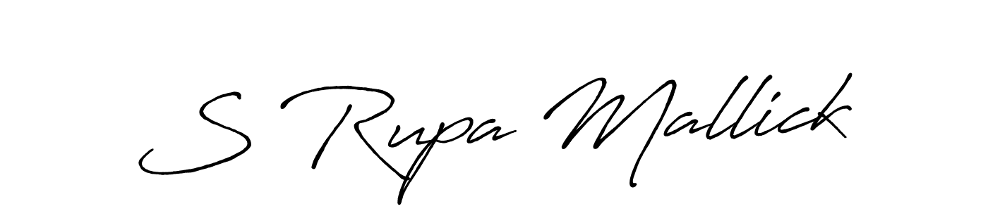 It looks lik you need a new signature style for name S Rupa Mallick. Design unique handwritten (Antro_Vectra_Bolder) signature with our free signature maker in just a few clicks. S Rupa Mallick signature style 7 images and pictures png