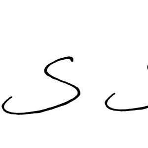 S S stylish signature style. Best Handwritten Sign (Antro_Vectra_Bolder) for my name. Handwritten Signature Collection Ideas for my name S S. S S signature style 7 images and pictures png