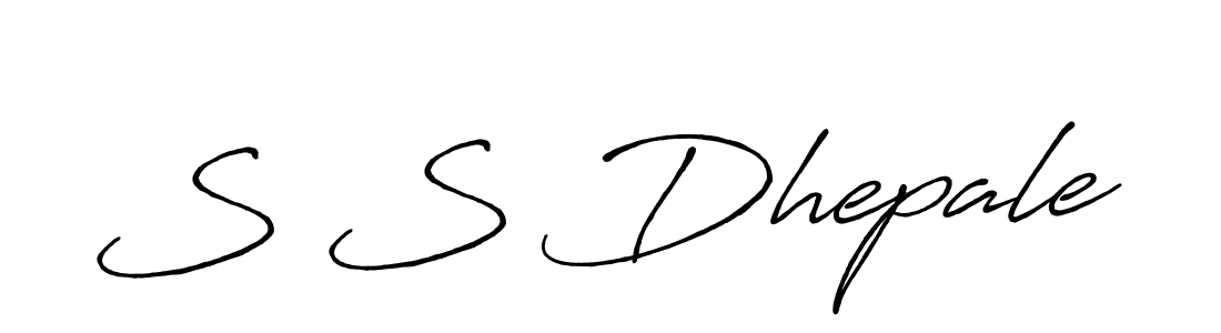 Similarly Antro_Vectra_Bolder is the best handwritten signature design. Signature creator online .You can use it as an online autograph creator for name S S Dhepale. S S Dhepale signature style 7 images and pictures png