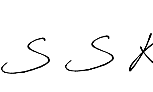 It looks lik you need a new signature style for name S S K. Design unique handwritten (Antro_Vectra_Bolder) signature with our free signature maker in just a few clicks. S S K signature style 7 images and pictures png