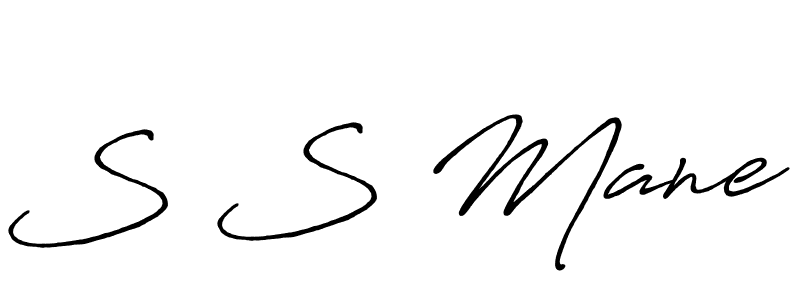 Similarly Antro_Vectra_Bolder is the best handwritten signature design. Signature creator online .You can use it as an online autograph creator for name S S Mane. S S Mane signature style 7 images and pictures png