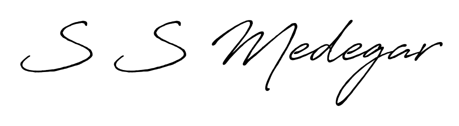 Similarly Antro_Vectra_Bolder is the best handwritten signature design. Signature creator online. You can use it as an online autograph creator for name S S Medegar. S S Medegar signature style 7 images and pictures png