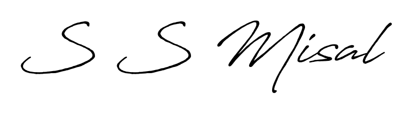 Also we have S S Misal name is the best signature style. Create professional handwritten signature collection using Antro_Vectra_Bolder autograph style. S S Misal signature style 7 images and pictures png