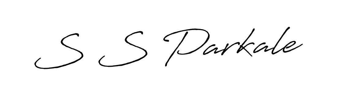 Similarly Antro_Vectra_Bolder is the best handwritten signature design. Signature creator online .You can use it as an online autograph creator for name S S Parkale. S S Parkale signature style 7 images and pictures png