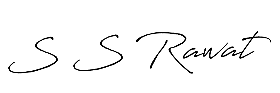 Design your own signature with our free online signature maker. With this signature software, you can create a handwritten (Antro_Vectra_Bolder) signature for name S S Rawat. S S Rawat signature style 7 images and pictures png