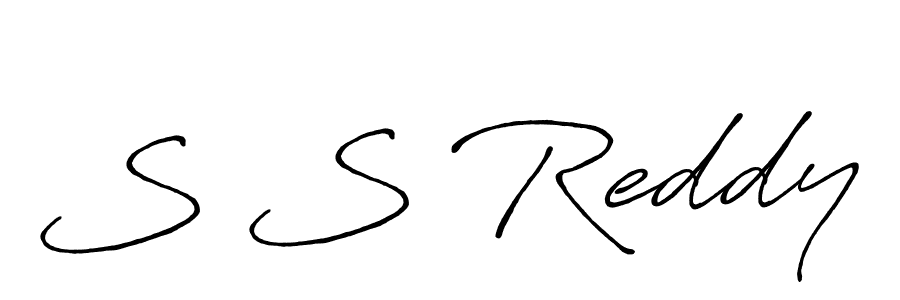 Use a signature maker to create a handwritten signature online. With this signature software, you can design (Antro_Vectra_Bolder) your own signature for name S S Reddy. S S Reddy signature style 7 images and pictures png