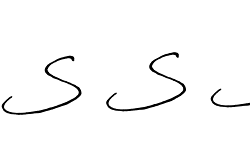 Also we have S S S name is the best signature style. Create professional handwritten signature collection using Antro_Vectra_Bolder autograph style. S S S signature style 7 images and pictures png