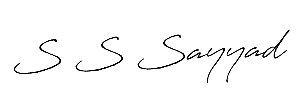It looks lik you need a new signature style for name S S Sayyad. Design unique handwritten (Antro_Vectra_Bolder) signature with our free signature maker in just a few clicks. S S Sayyad signature style 7 images and pictures png
