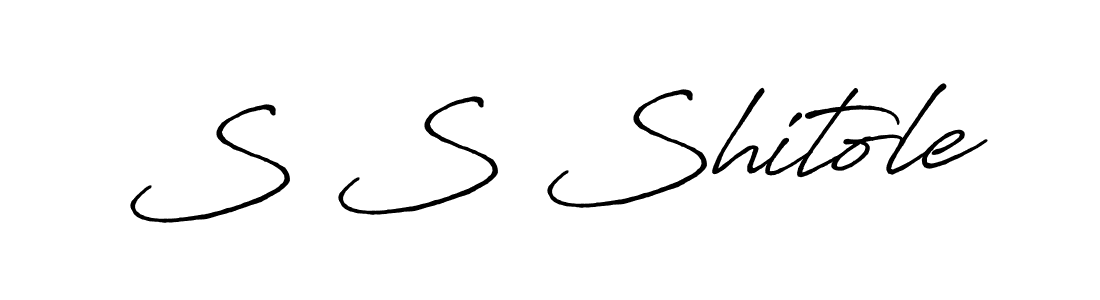 Make a beautiful signature design for name S S Shitole. Use this online signature maker to create a handwritten signature for free. S S Shitole signature style 7 images and pictures png