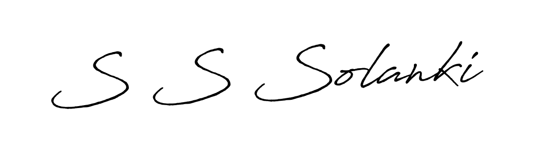 You should practise on your own different ways (Antro_Vectra_Bolder) to write your name (S S Solanki) in signature. don't let someone else do it for you. S S Solanki signature style 7 images and pictures png