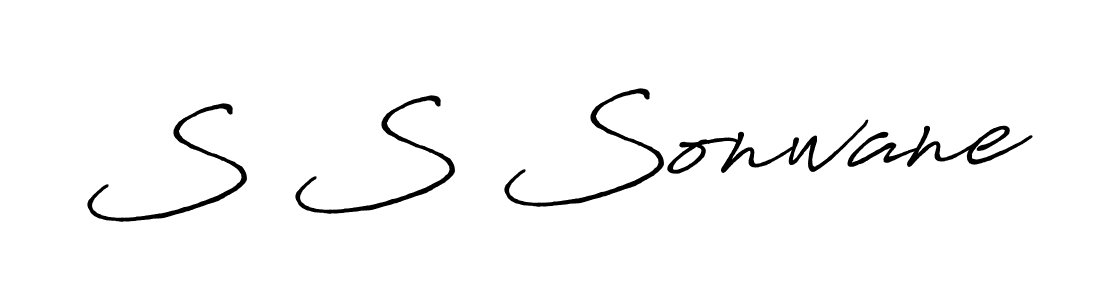 It looks lik you need a new signature style for name S S Sonwane. Design unique handwritten (Antro_Vectra_Bolder) signature with our free signature maker in just a few clicks. S S Sonwane signature style 7 images and pictures png