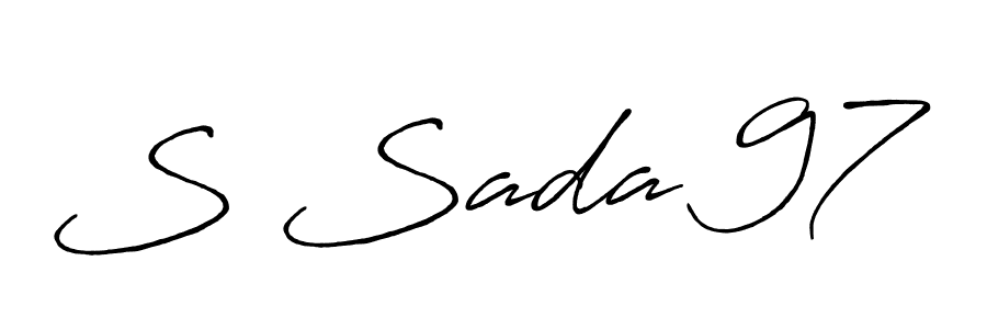 S Sada 97 stylish signature style. Best Handwritten Sign (Antro_Vectra_Bolder) for my name. Handwritten Signature Collection Ideas for my name S Sada 97. S Sada 97 signature style 7 images and pictures png