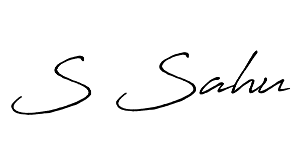 This is the best signature style for the S Sahu name. Also you like these signature font (Antro_Vectra_Bolder). Mix name signature. S Sahu signature style 7 images and pictures png