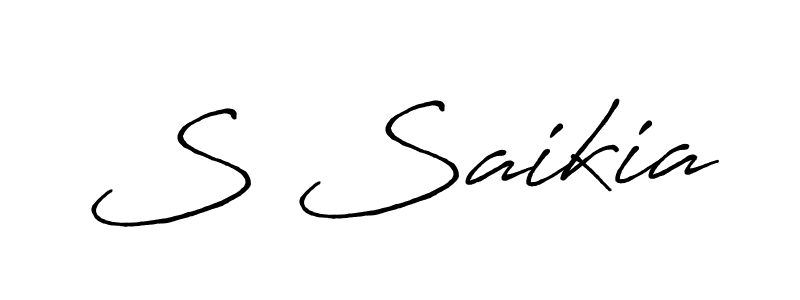 It looks lik you need a new signature style for name S Saikia. Design unique handwritten (Antro_Vectra_Bolder) signature with our free signature maker in just a few clicks. S Saikia signature style 7 images and pictures png