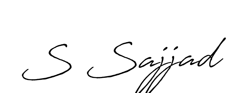 Here are the top 10 professional signature styles for the name S Sajjad. These are the best autograph styles you can use for your name. S Sajjad signature style 7 images and pictures png