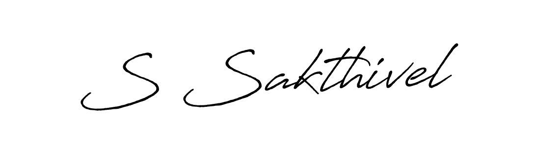 S Sakthivel stylish signature style. Best Handwritten Sign (Antro_Vectra_Bolder) for my name. Handwritten Signature Collection Ideas for my name S Sakthivel. S Sakthivel signature style 7 images and pictures png