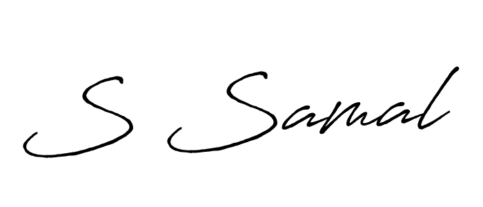 Make a beautiful signature design for name S Samal. Use this online signature maker to create a handwritten signature for free. S Samal signature style 7 images and pictures png