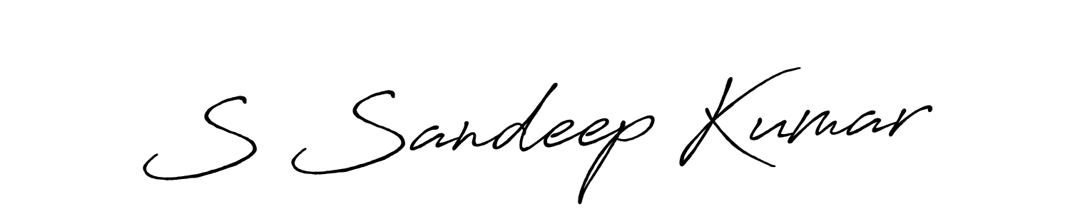 Also we have S Sandeep Kumar name is the best signature style. Create professional handwritten signature collection using Antro_Vectra_Bolder autograph style. S Sandeep Kumar signature style 7 images and pictures png