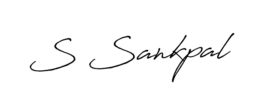 Antro_Vectra_Bolder is a professional signature style that is perfect for those who want to add a touch of class to their signature. It is also a great choice for those who want to make their signature more unique. Get S Sankpal name to fancy signature for free. S Sankpal signature style 7 images and pictures png