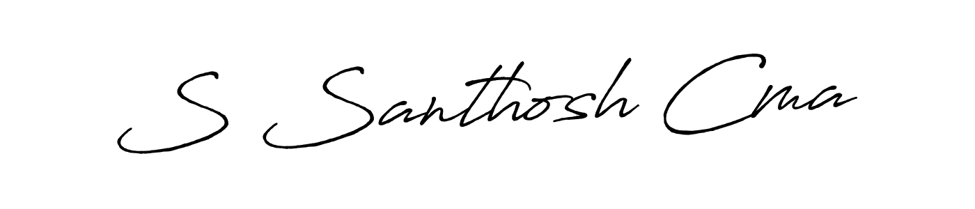Once you've used our free online signature maker to create your best signature Antro_Vectra_Bolder style, it's time to enjoy all of the benefits that S Santhosh Cma name signing documents. S Santhosh Cma signature style 7 images and pictures png