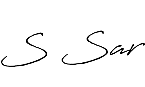 Also we have S Sar name is the best signature style. Create professional handwritten signature collection using Antro_Vectra_Bolder autograph style. S Sar signature style 7 images and pictures png