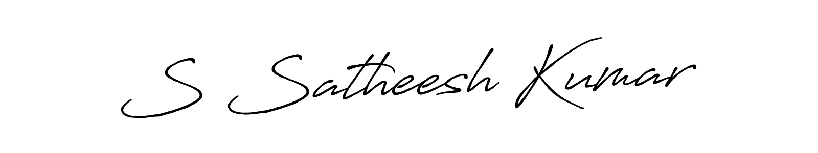 How to make S Satheesh Kumar signature? Antro_Vectra_Bolder is a professional autograph style. Create handwritten signature for S Satheesh Kumar name. S Satheesh Kumar signature style 7 images and pictures png