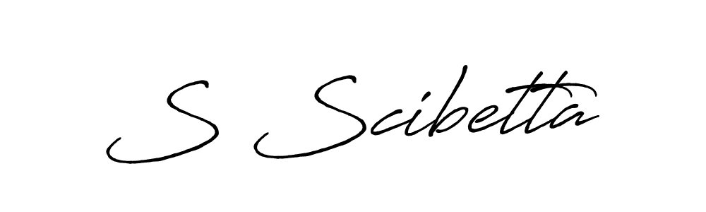 Use a signature maker to create a handwritten signature online. With this signature software, you can design (Antro_Vectra_Bolder) your own signature for name S Scibetta. S Scibetta signature style 7 images and pictures png