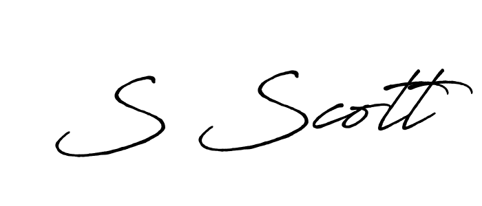 if you are searching for the best signature style for your name S Scott. so please give up your signature search. here we have designed multiple signature styles  using Antro_Vectra_Bolder. S Scott signature style 7 images and pictures png