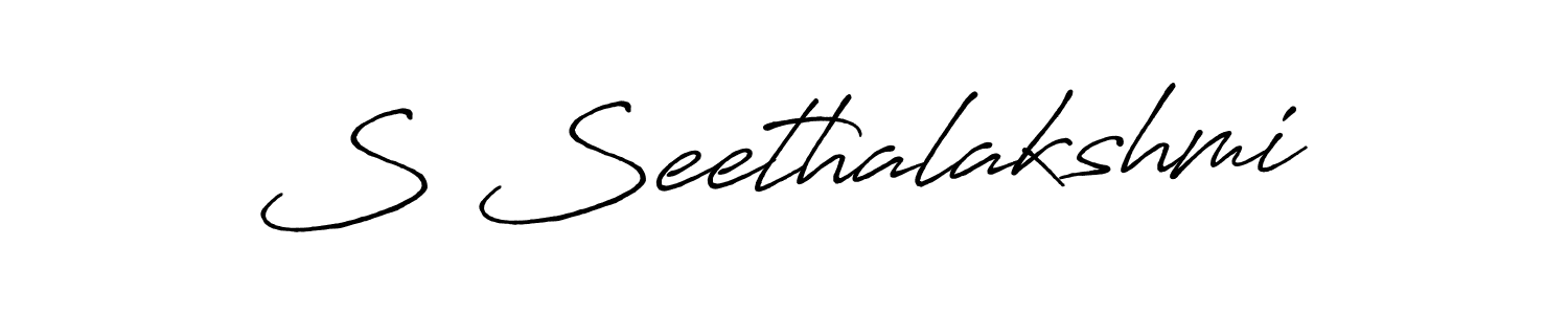 Also we have S Seethalakshmi name is the best signature style. Create professional handwritten signature collection using Antro_Vectra_Bolder autograph style. S Seethalakshmi signature style 7 images and pictures png