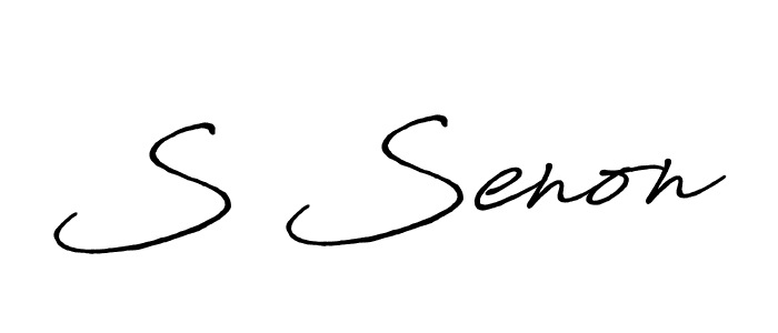 Best and Professional Signature Style for S Senon. Antro_Vectra_Bolder Best Signature Style Collection. S Senon signature style 7 images and pictures png