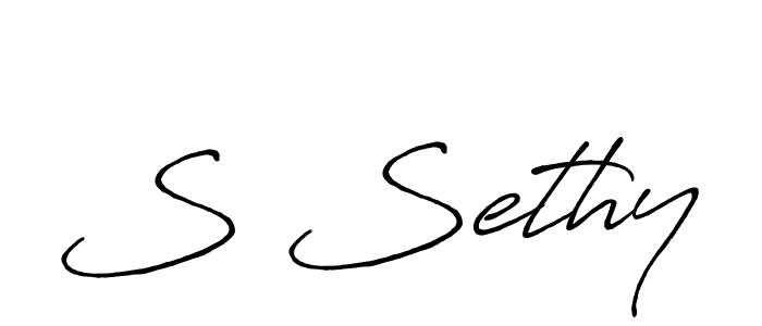 You should practise on your own different ways (Antro_Vectra_Bolder) to write your name (S Sethy) in signature. don't let someone else do it for you. S Sethy signature style 7 images and pictures png