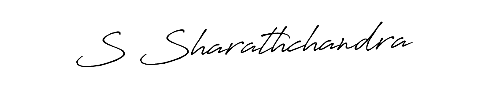 Design your own signature with our free online signature maker. With this signature software, you can create a handwritten (Antro_Vectra_Bolder) signature for name S Sharathchandra. S Sharathchandra signature style 7 images and pictures png