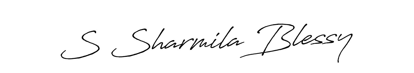 Here are the top 10 professional signature styles for the name S Sharmila Blessy. These are the best autograph styles you can use for your name. S Sharmila Blessy signature style 7 images and pictures png
