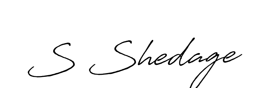 It looks lik you need a new signature style for name S Shedage. Design unique handwritten (Antro_Vectra_Bolder) signature with our free signature maker in just a few clicks. S Shedage signature style 7 images and pictures png