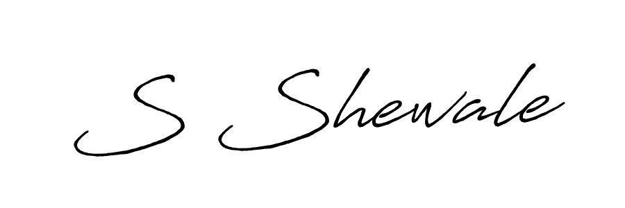 Create a beautiful signature design for name S Shewale. With this signature (Antro_Vectra_Bolder) fonts, you can make a handwritten signature for free. S Shewale signature style 7 images and pictures png