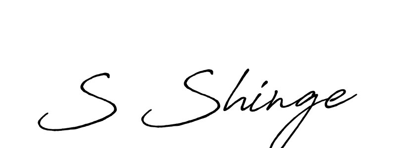 How to make S Shinge name signature. Use Antro_Vectra_Bolder style for creating short signs online. This is the latest handwritten sign. S Shinge signature style 7 images and pictures png