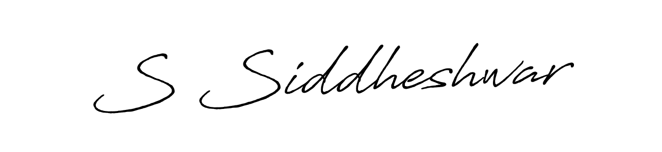 Design your own signature with our free online signature maker. With this signature software, you can create a handwritten (Antro_Vectra_Bolder) signature for name S Siddheshwar. S Siddheshwar signature style 7 images and pictures png