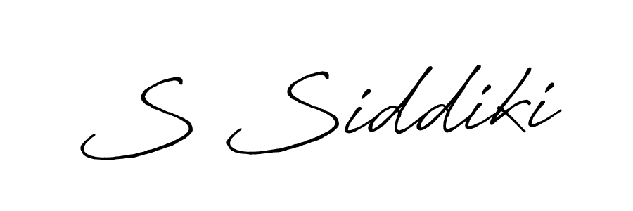 How to make S Siddiki signature? Antro_Vectra_Bolder is a professional autograph style. Create handwritten signature for S Siddiki name. S Siddiki signature style 7 images and pictures png