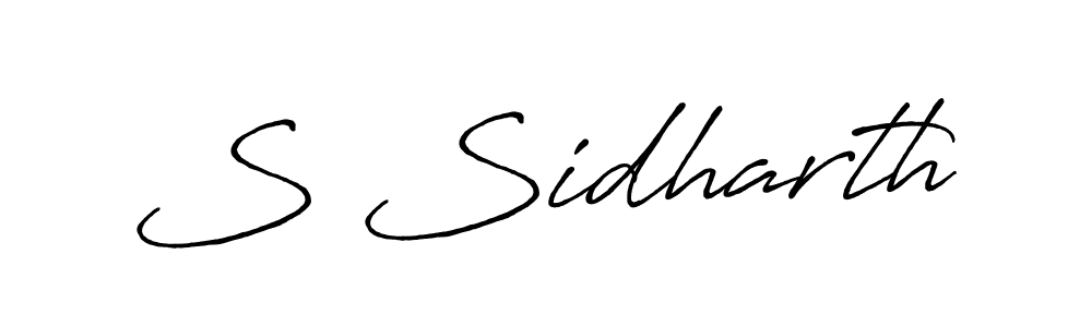 How to make S Sidharth signature? Antro_Vectra_Bolder is a professional autograph style. Create handwritten signature for S Sidharth name. S Sidharth signature style 7 images and pictures png